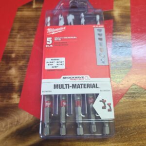 48-20-8898 multi material carbide drill bits 5/32,3/16,1/4, 5/16, and 3/8