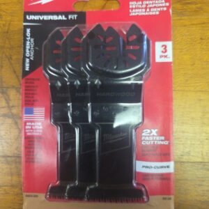 49-25-1133 3 pack of multi tool blades for hardwood