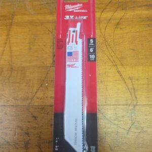 48-00-5092 5pack of 6in sawzall blades for thick metal